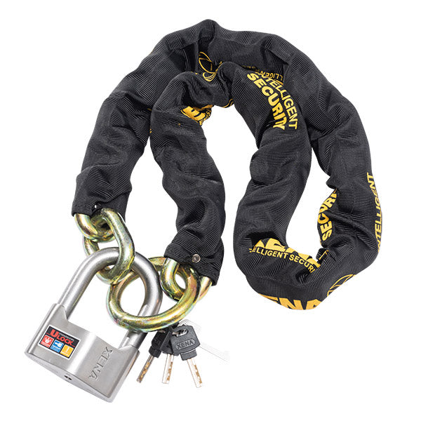 120cm Chain with Eyelet and 69mm Padlock