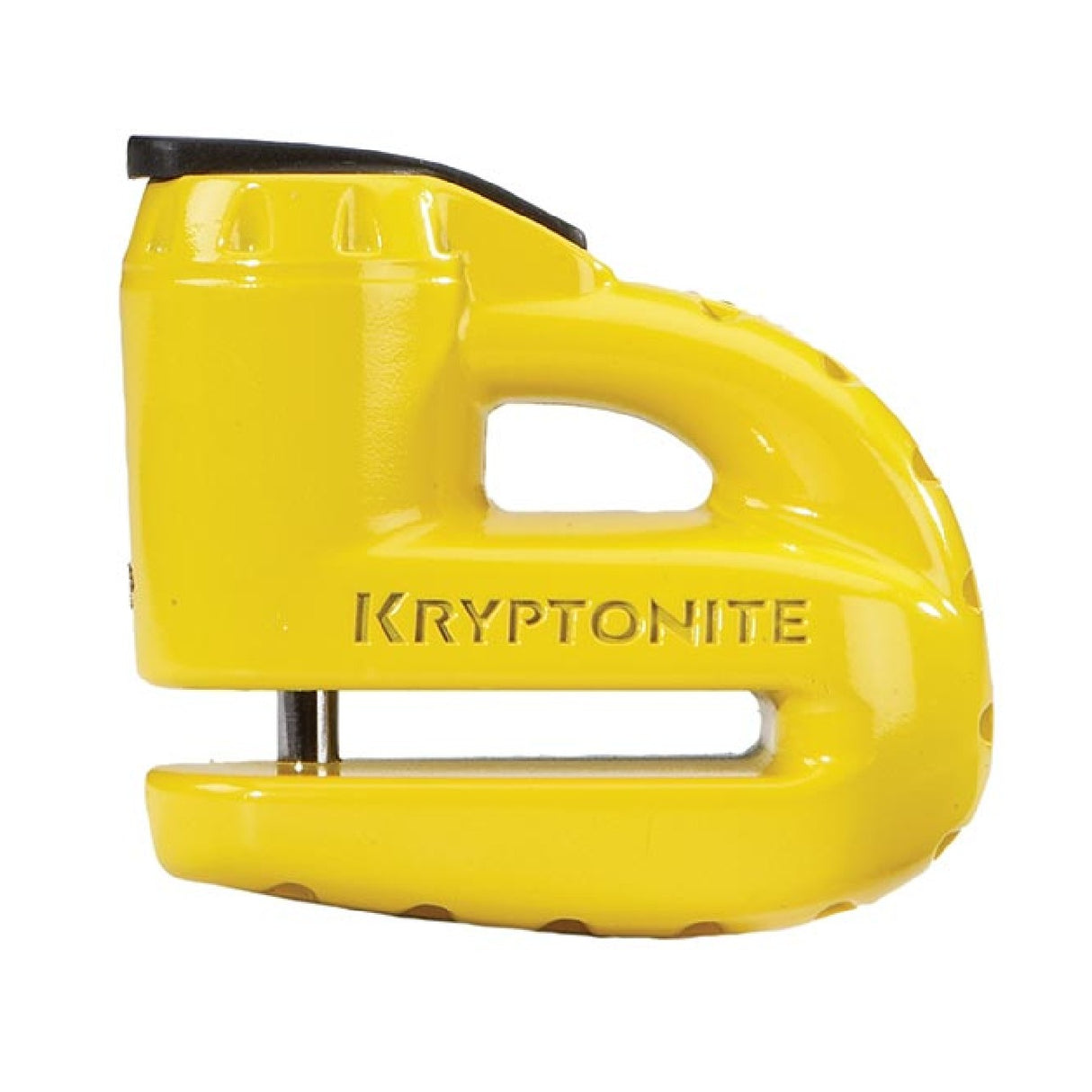 Candado antirrobo de disco para motocicleta Kryptonite KEEPER 5-S2 con cable recordatorio, amarillo