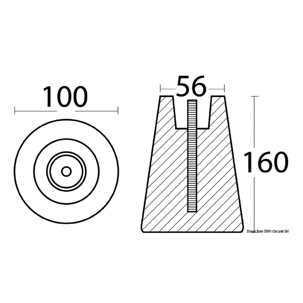 Osculati Anchoring Anode 43.005.01