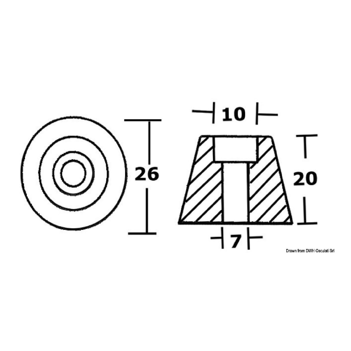 Osculati Ogiva Bow Truster 43.070.20 43.070.20