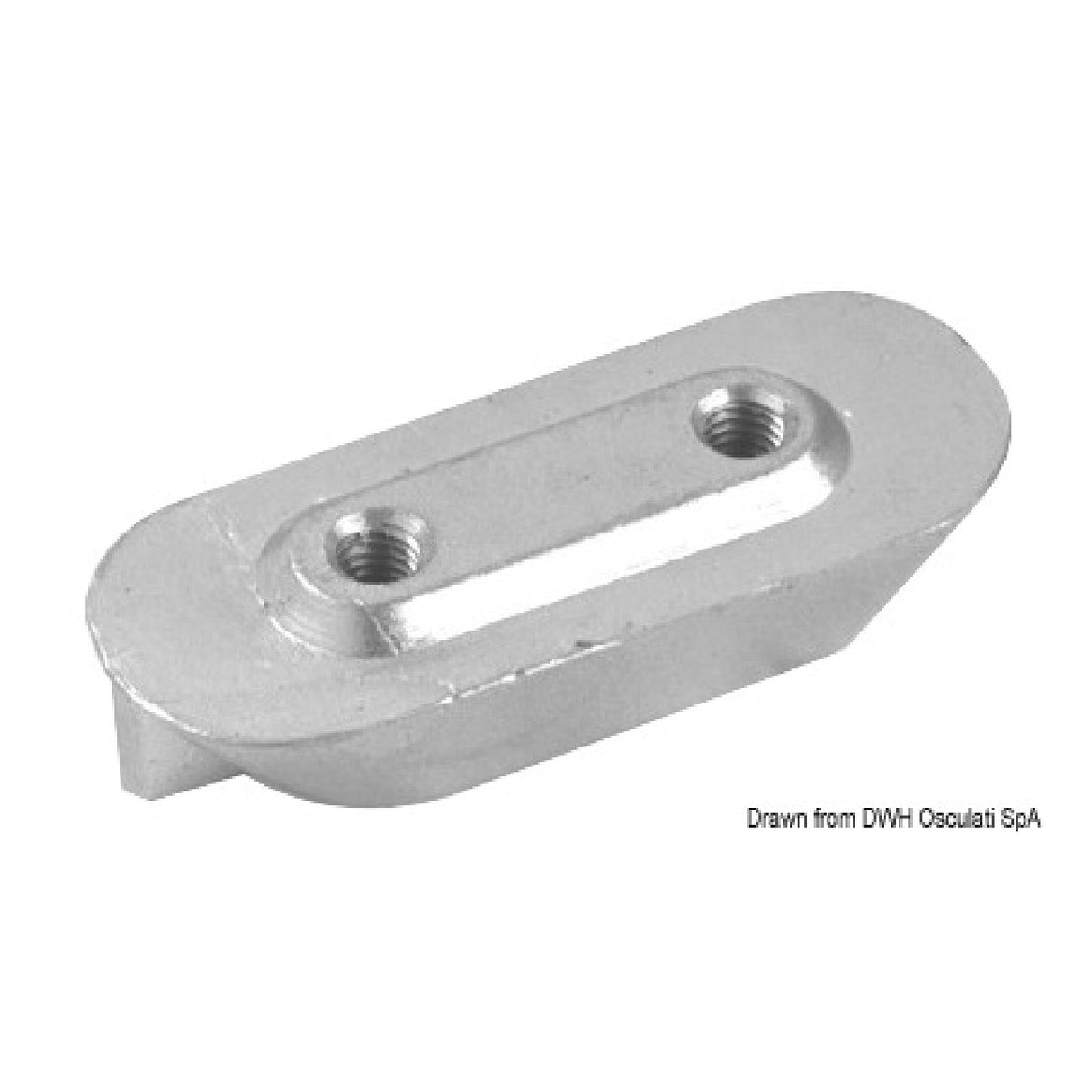 Ánodo de soporte Osculati para Yamaha 4/5/6/70 HP 4 tiempos 43.188.53