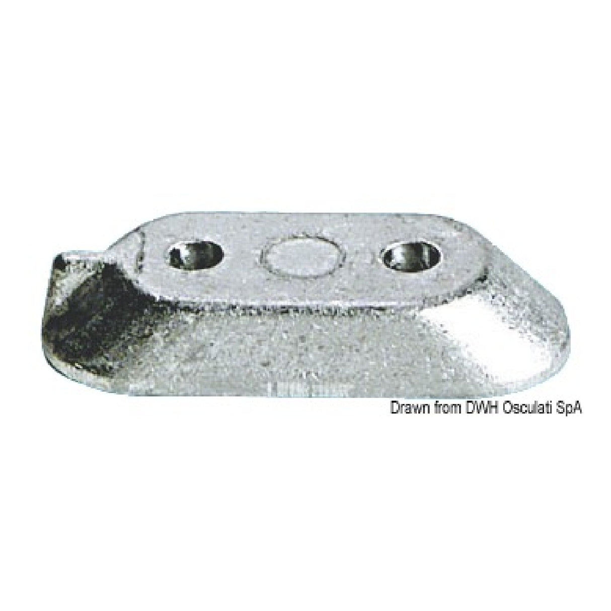 Ánodo de soporte Osculati para Yamaha 4/5/6/70 HP 4 tiempos 43.188.53