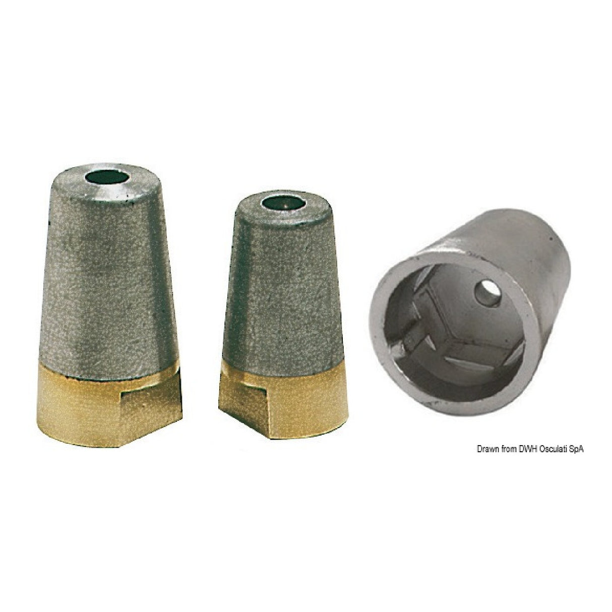 Osculati Propeller nut with anode new type Radice from 1996 43.251.01