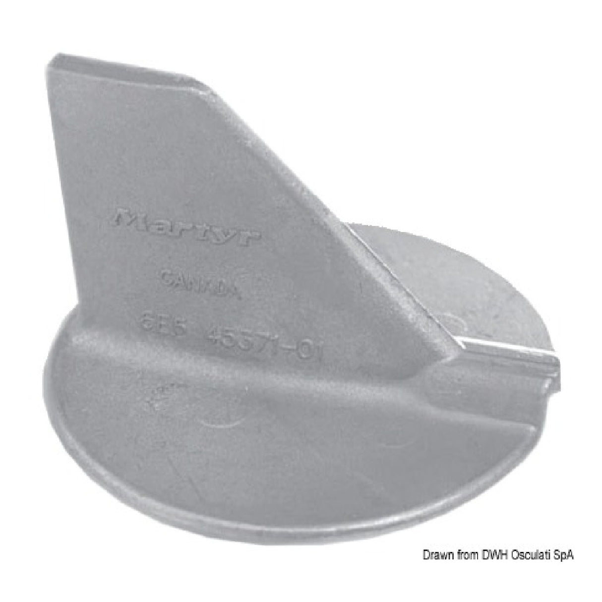 Osculati Aluminum anode Yamaha 100/225 >HP 43.253.10