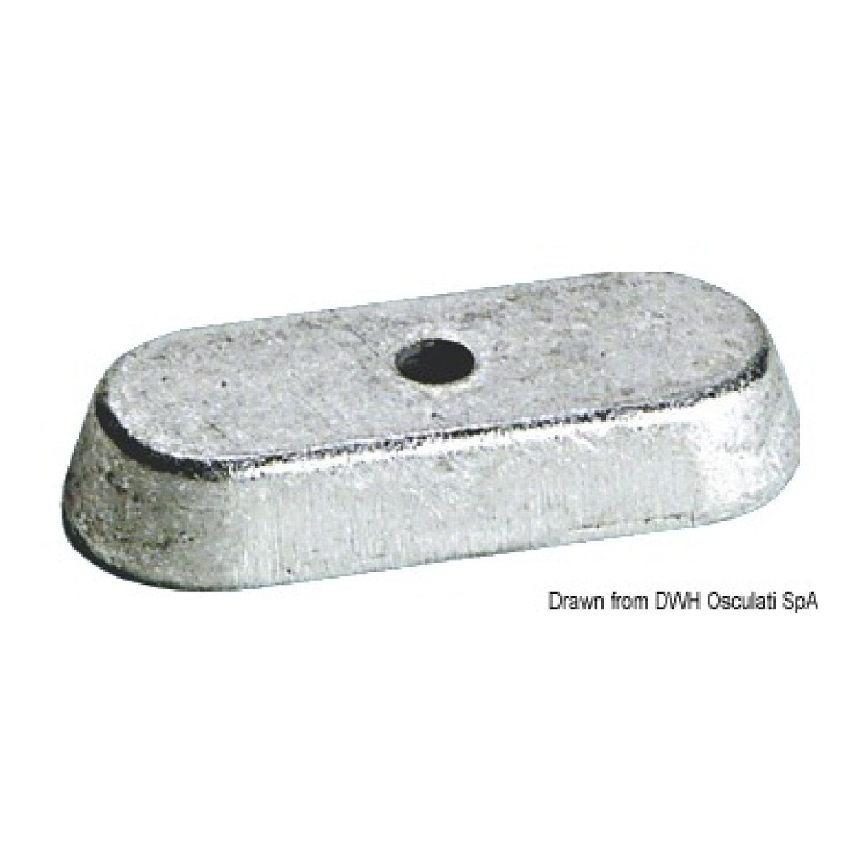 Ánodo de pie Osculati para motores Yamaha de 4 tiempos de 6/8/9,9 HP 43.260.04
