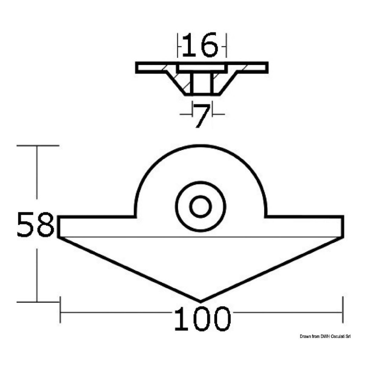 Osculati Anodo 9.9/15 HP 4 tiempos 43.263.00
