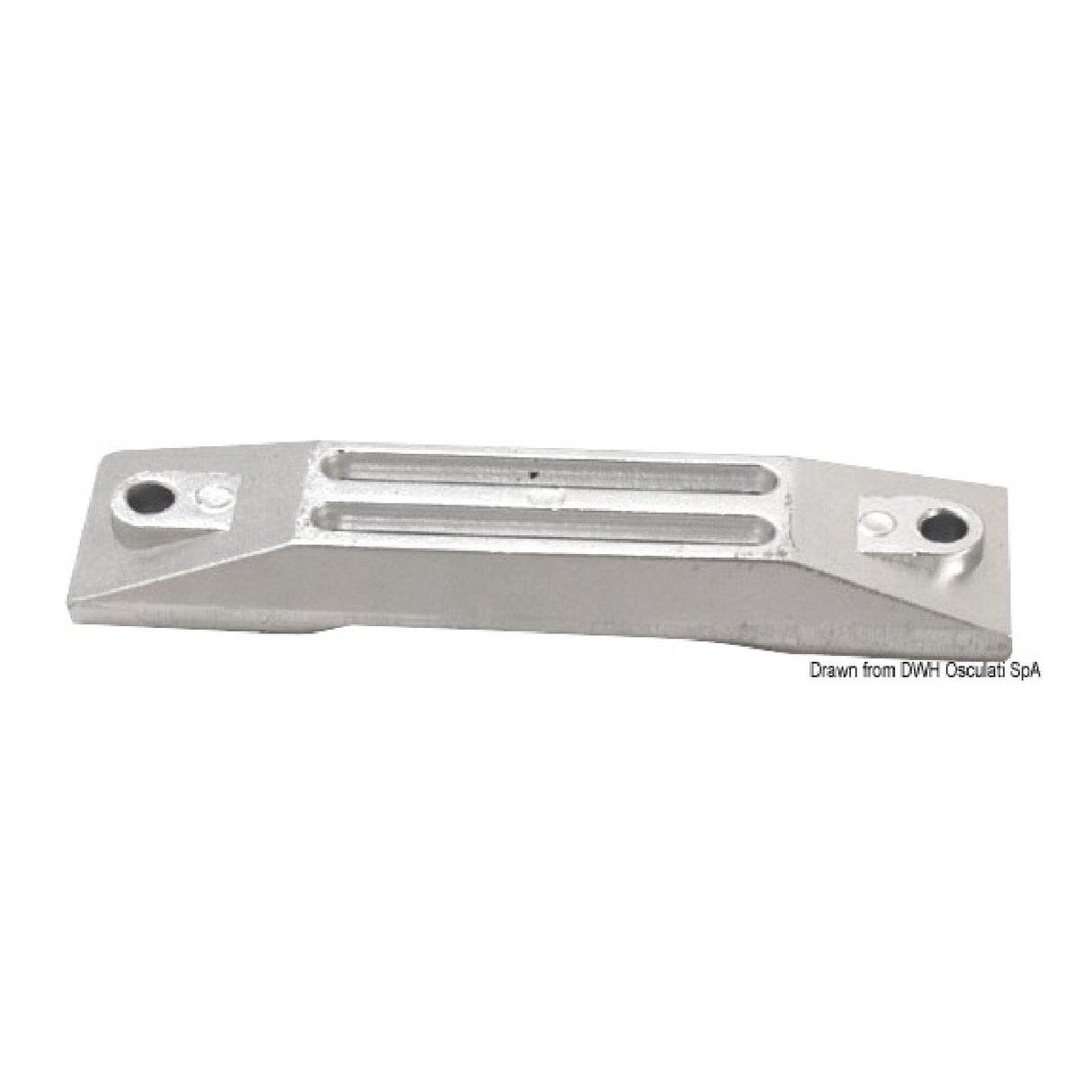 Osculati Anodenplatte für Honda 35/50 PS 43.290.00