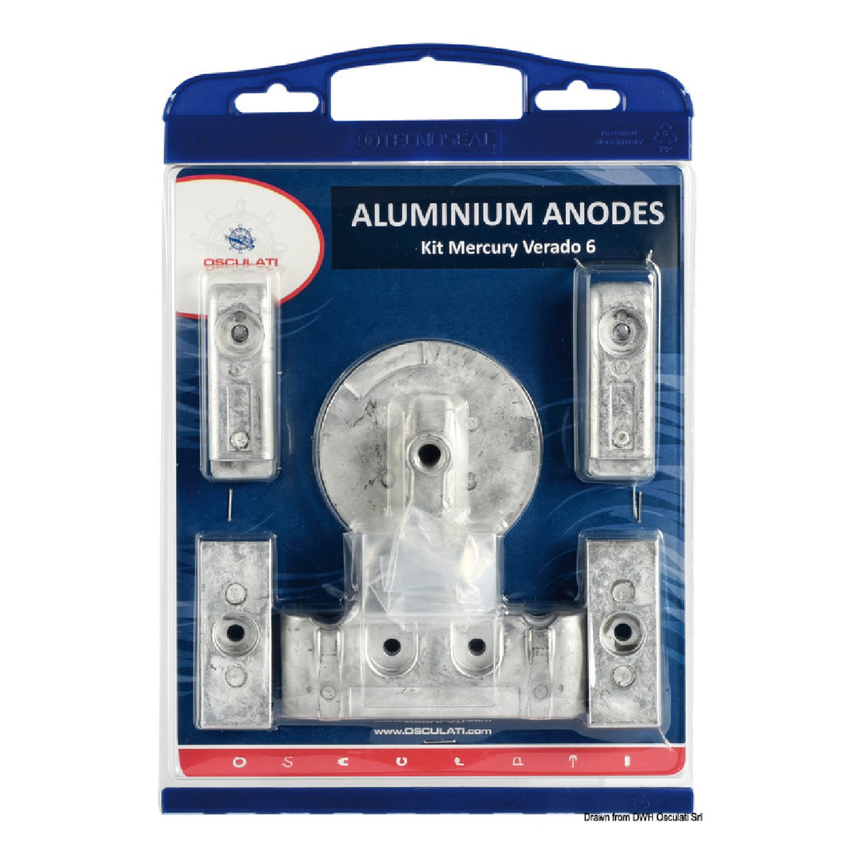 Osculati Kit de ánodos 8 piezas Verado 6 43.356.00
