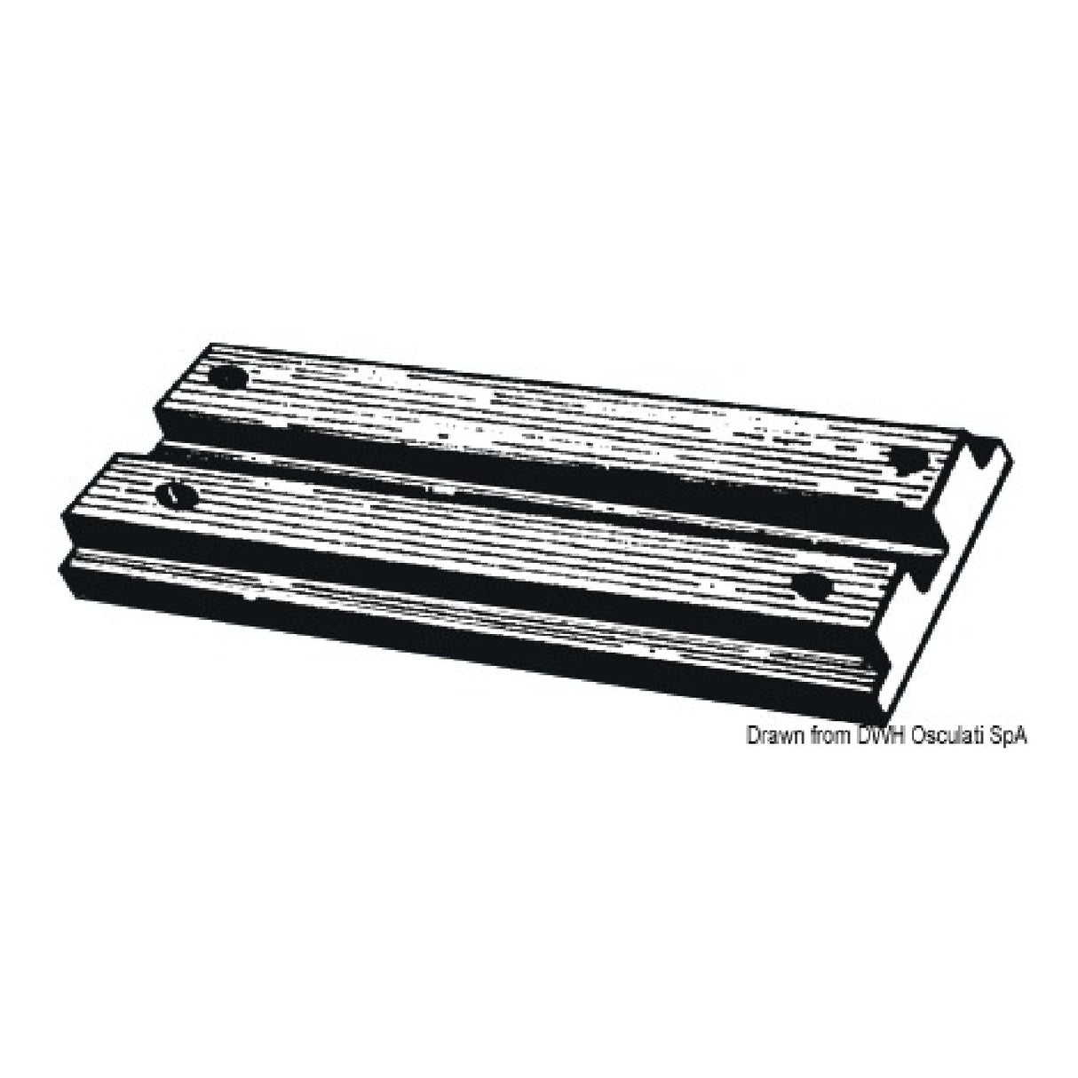 Osculati Anode für Mercury/Mariner FB Motorstange 30/200 PS 43.434.10