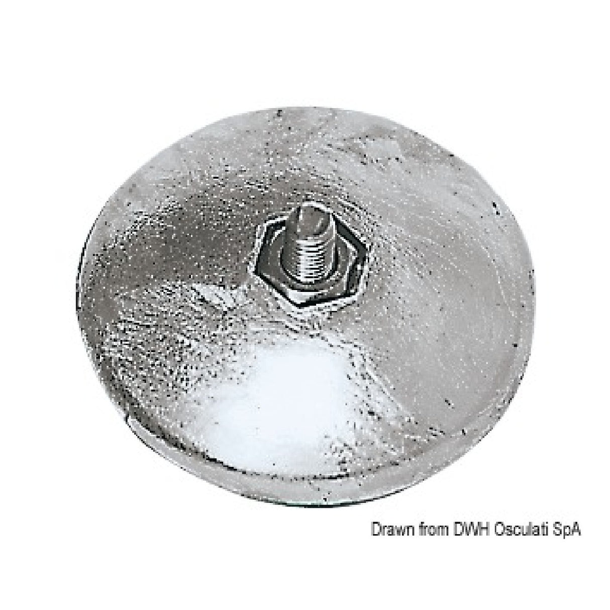 Ánodo rosa estándar Osculati para timones 43.598.99