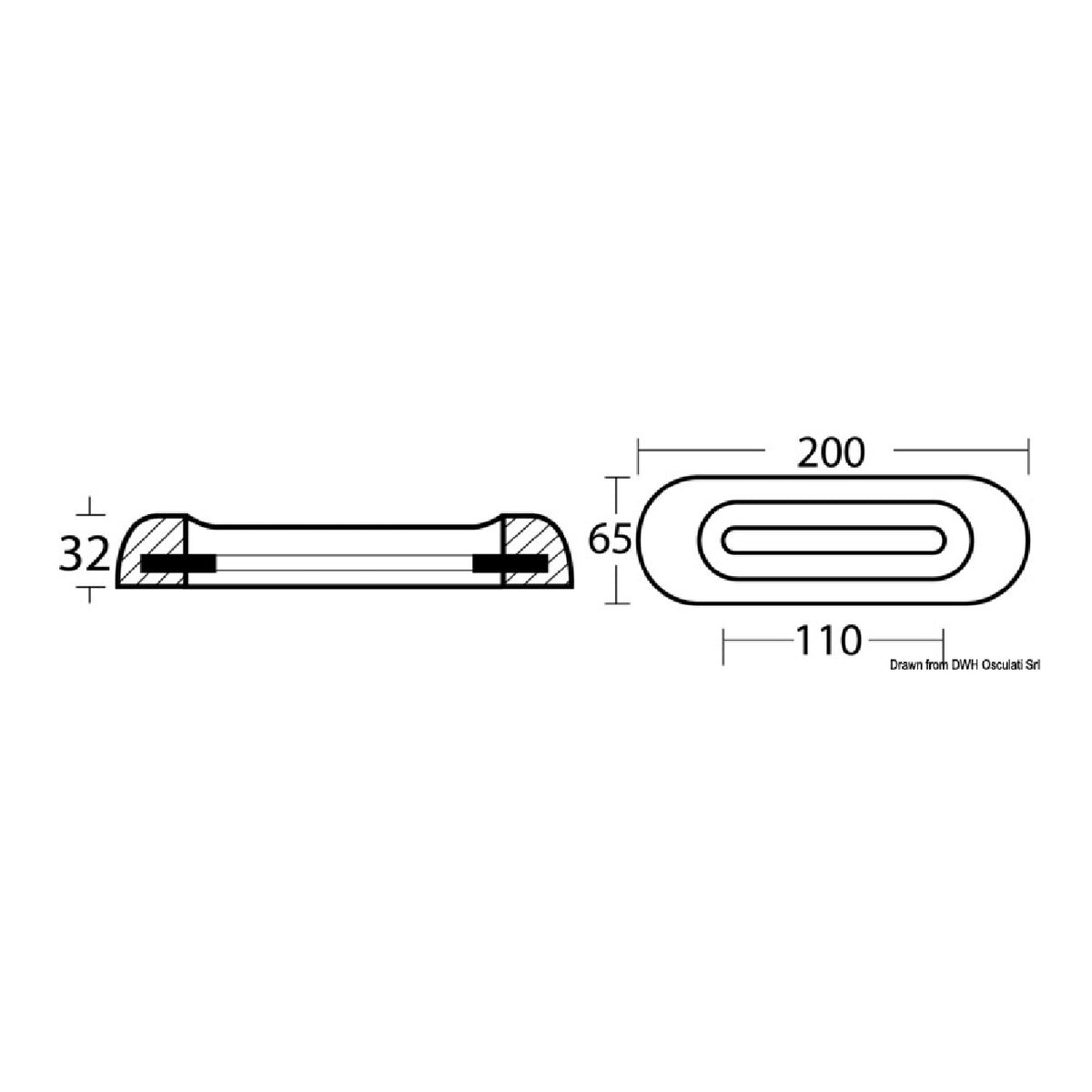 Osculati Anode zum Bolzen 43.912.01 43.912.01
