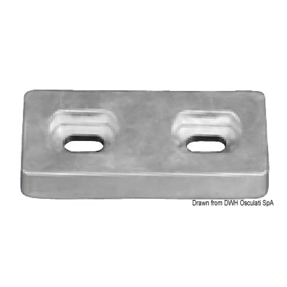 Osculati Ánodo rectangular atornillable 43.920.01