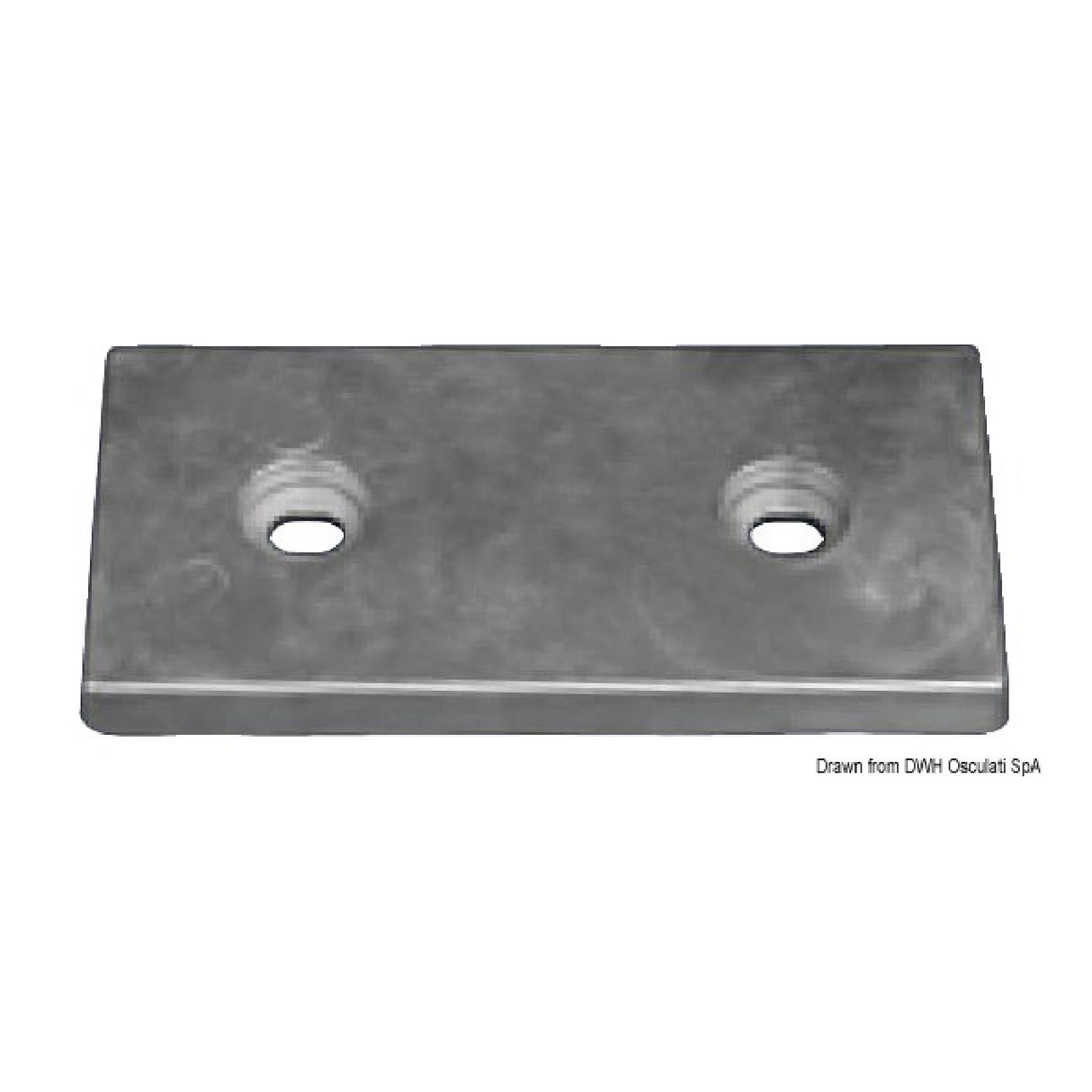 Osculati Ánodo rectangular atornillable 43.920.01