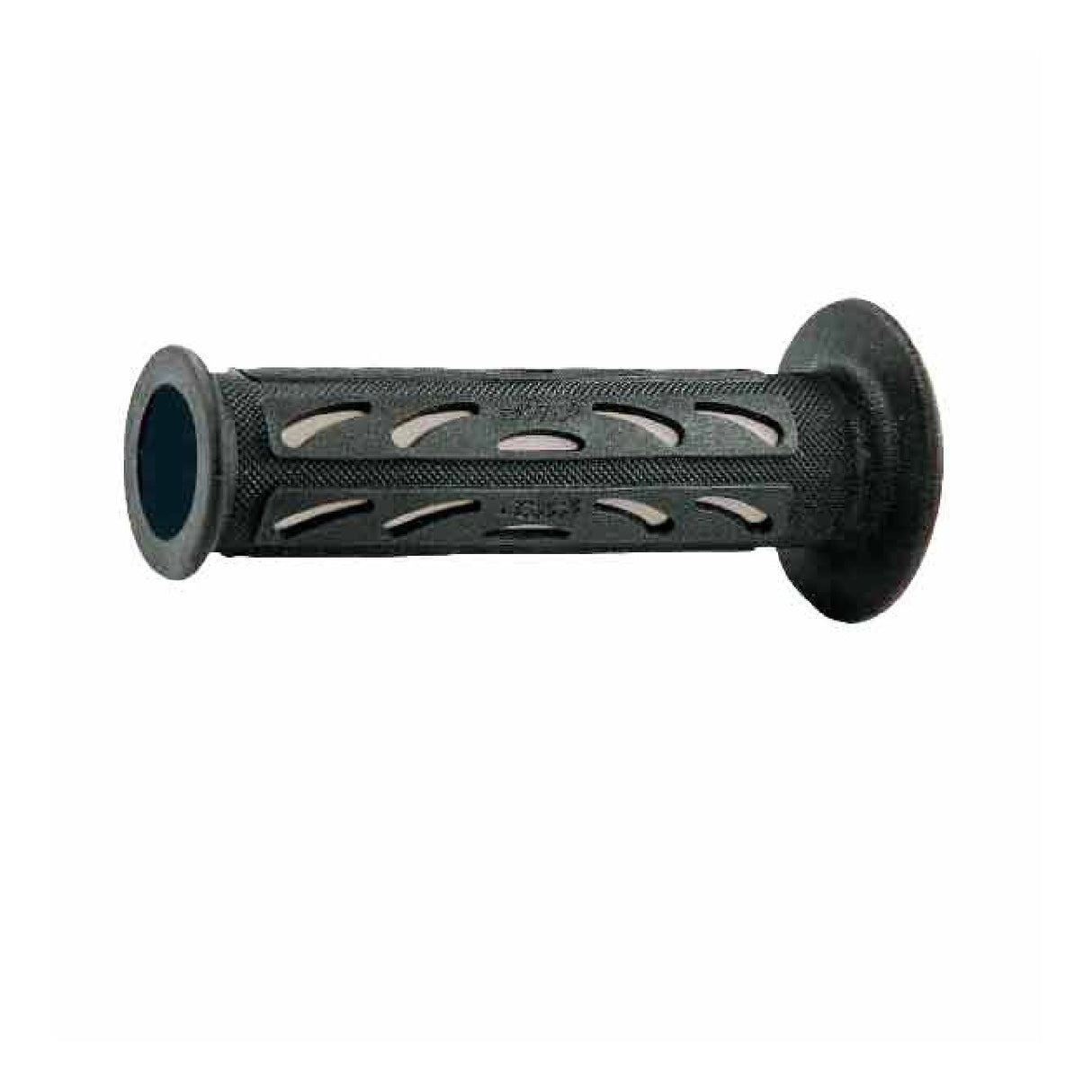 Puños universales perforados Progrip 724 para motocicleta de carretera de doble densidad, color gris