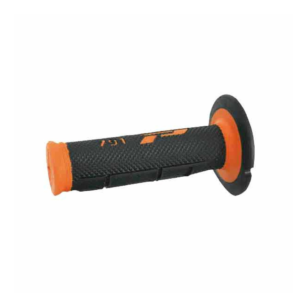 Puños de motocross Progrip 791 de doble densidad, color naranja fluorescente