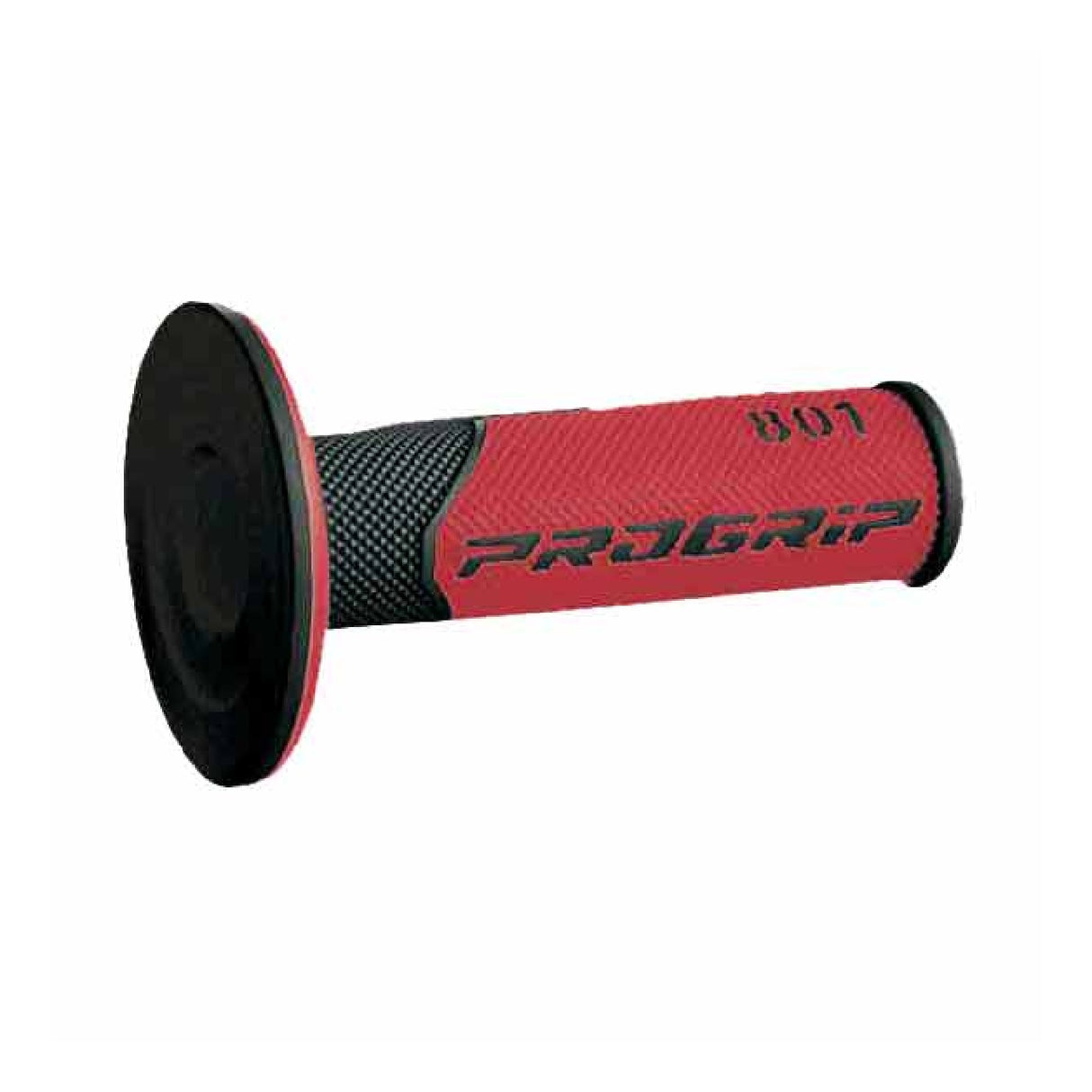 Puños de motocross Progrip 801 de doble densidad, color rojo
