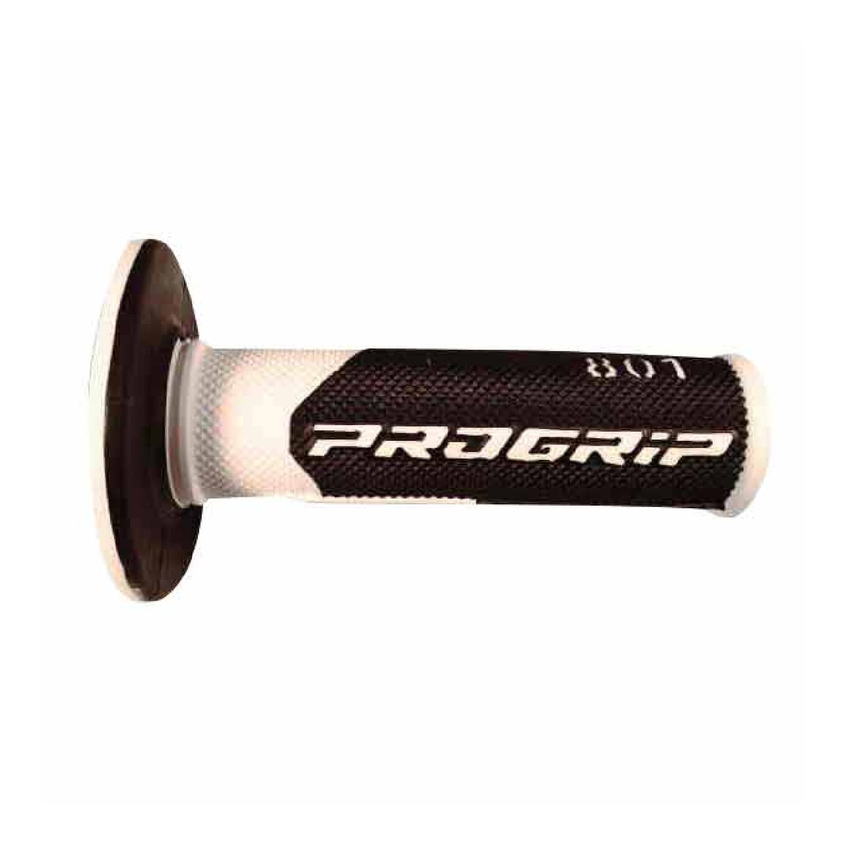Puños de motocross Progrip 801 de doble densidad, color blanco