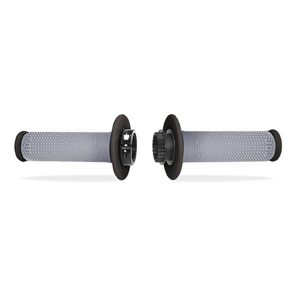 Puños de motocross Progrip 708 negro-gris con sistema de bloqueo