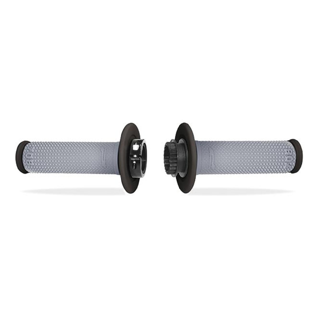 Puños de motocross Progrip 708 negro-gris con sistema de bloqueo