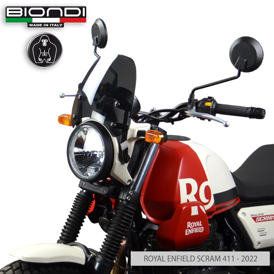 Biondi Cupolino Sport Fumè Scuro Royal Enfield Scram 411 2022 - MPN 8010444