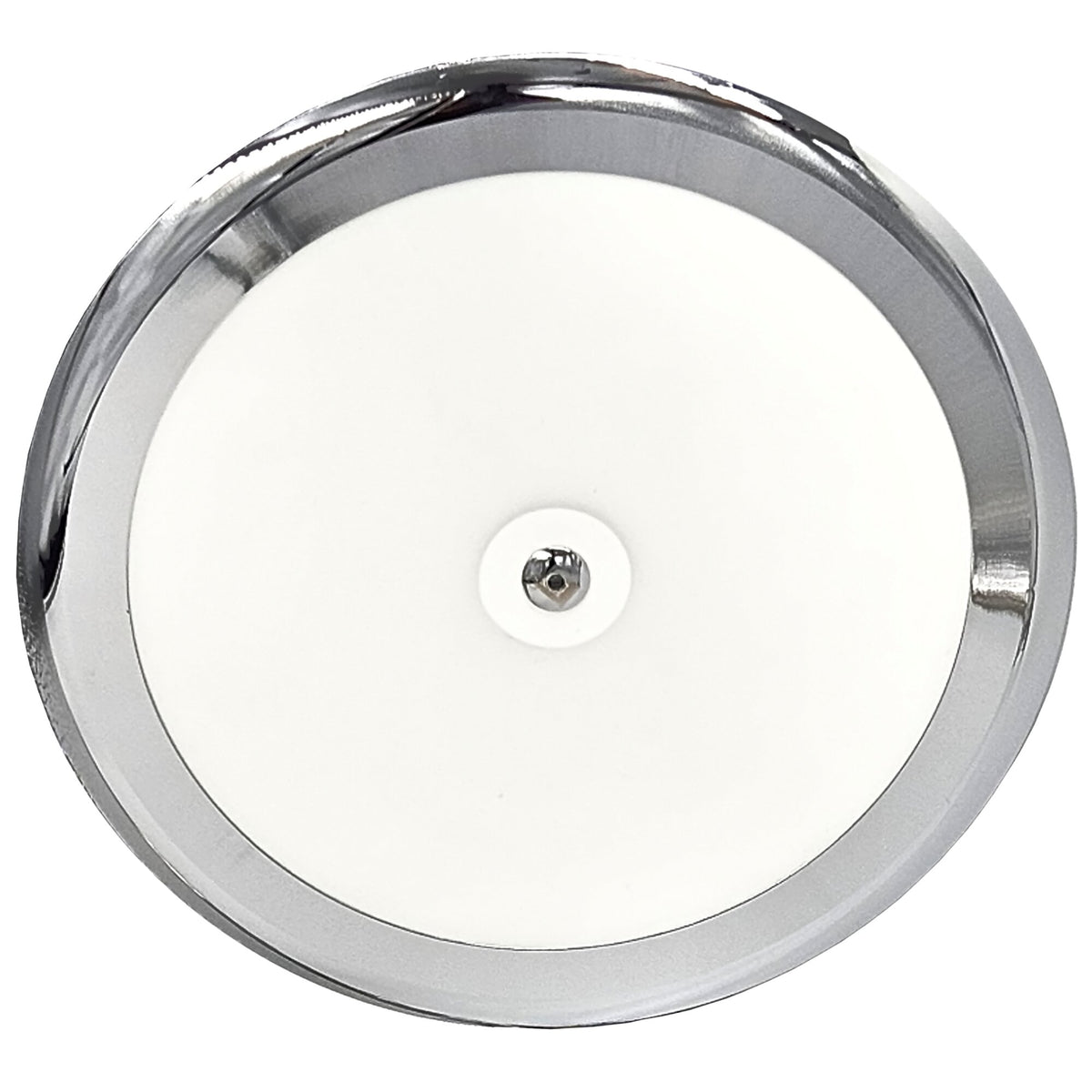 Pannello da incasso touch switch tondo per camper, finitura cromo