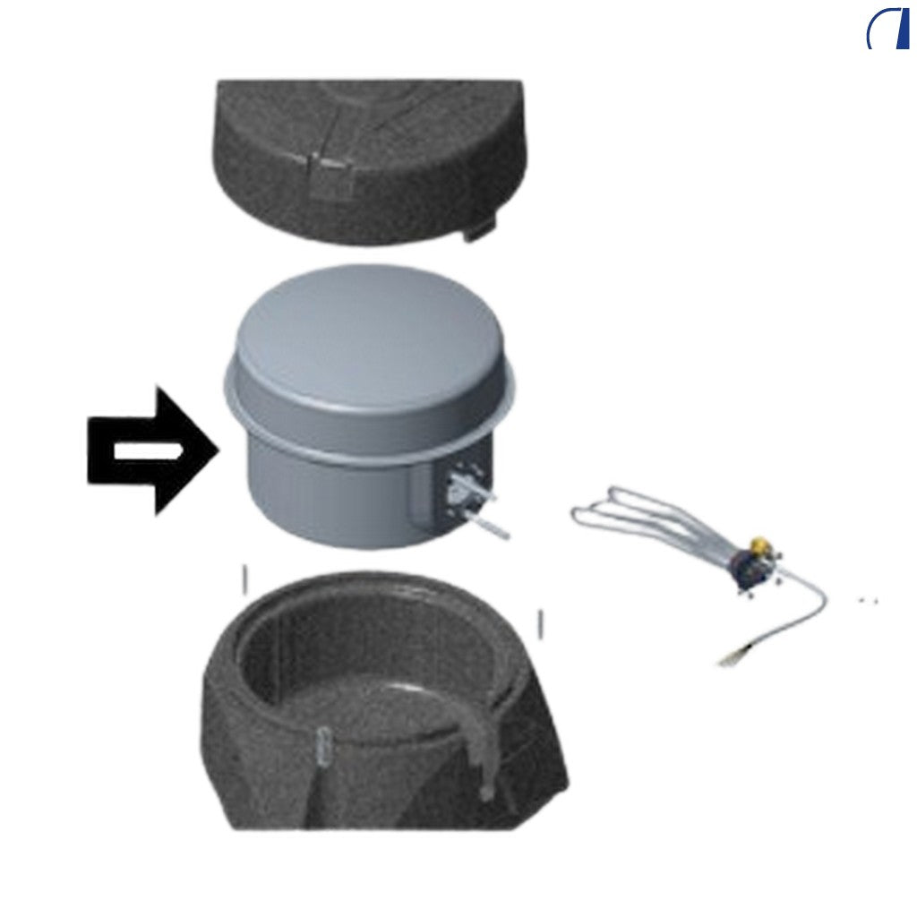 Truma Contenitore inox 14 l per boiler BE senza asta di riscaldamento