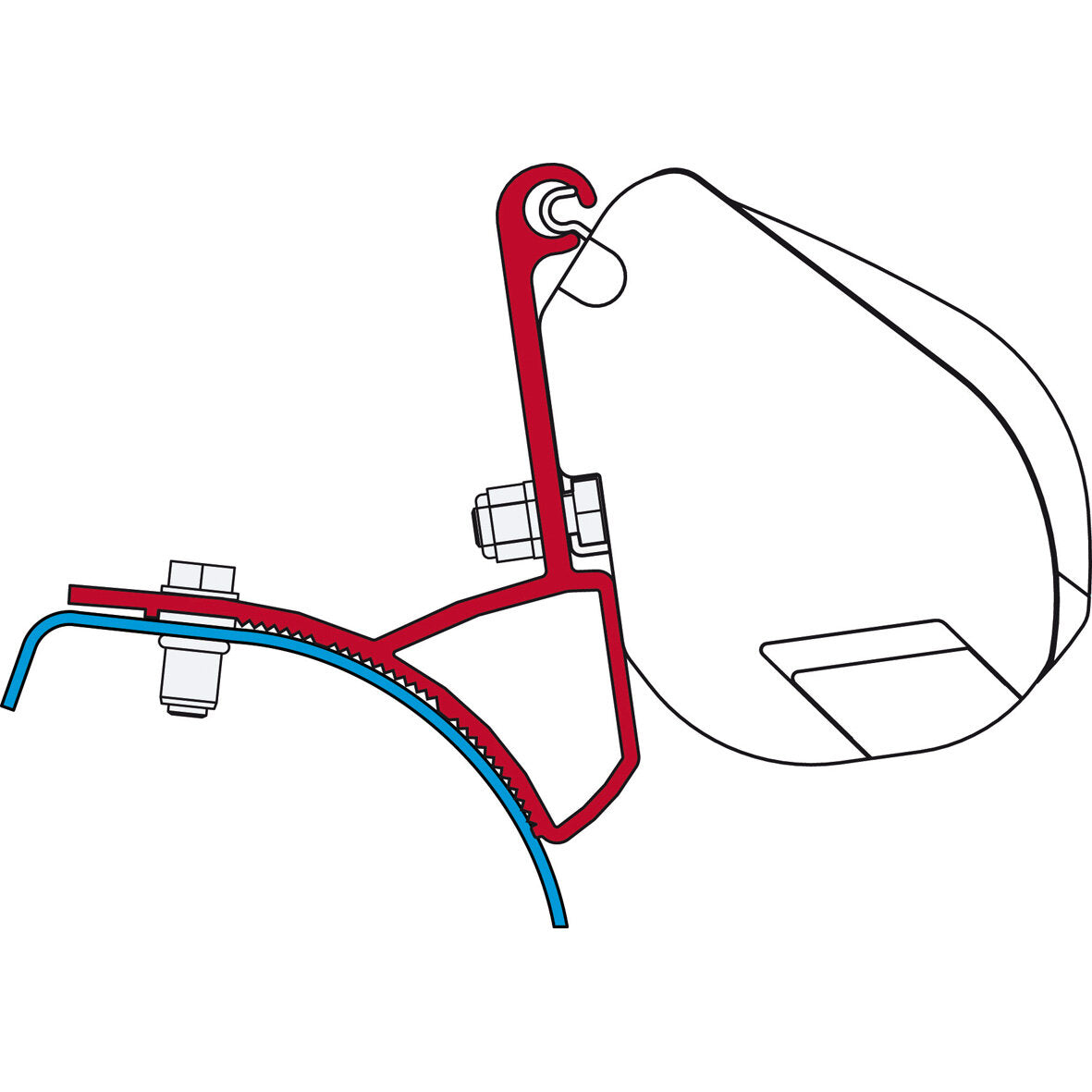 Fiamma Kit adattatore tendalino F35 Pro per Renault Trafic e Opel Vivaro