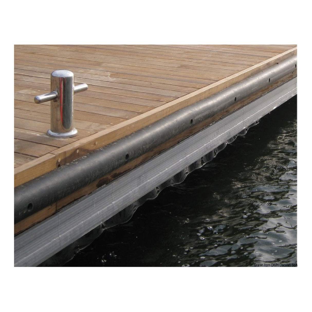 Tessilmare-Profil für die Einfassung von Docks, Piers und Anlegestellen