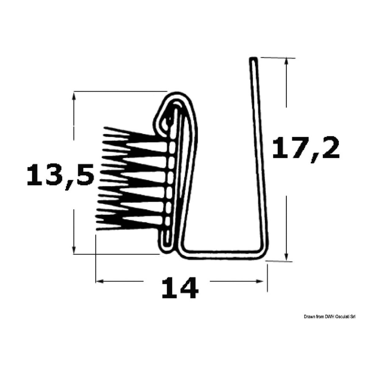 Osculati Guida anti-spifferi 44.751.18