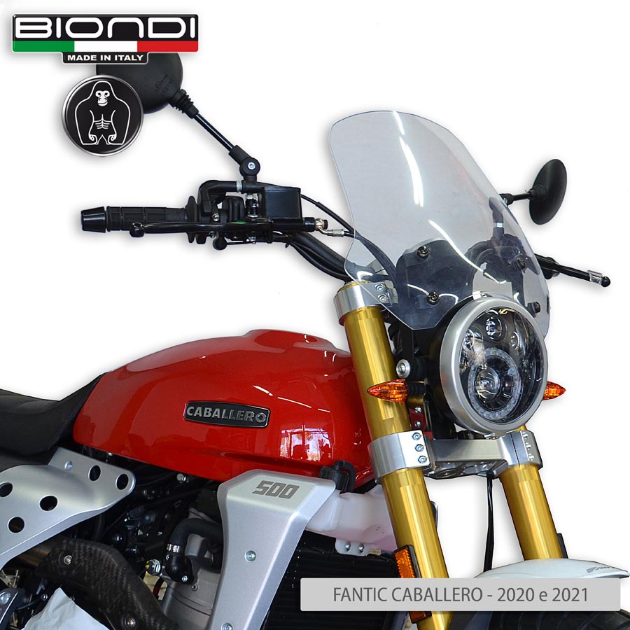 Biondi Cupolino Touring Trasparente Fantic Caballero 125/250/500 cc 2020-2023