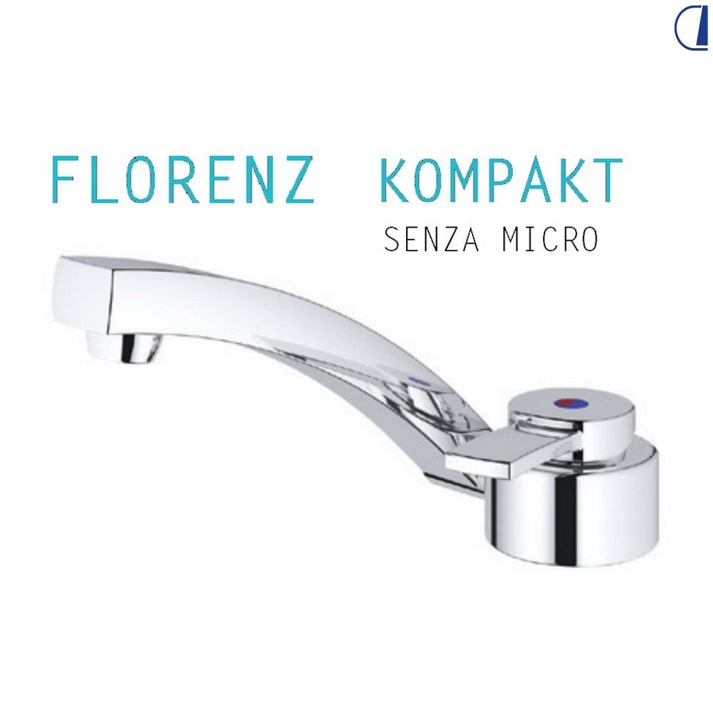 Di-Tec Miscelatore monocomando Florenz Kompact per camper senza interruttore