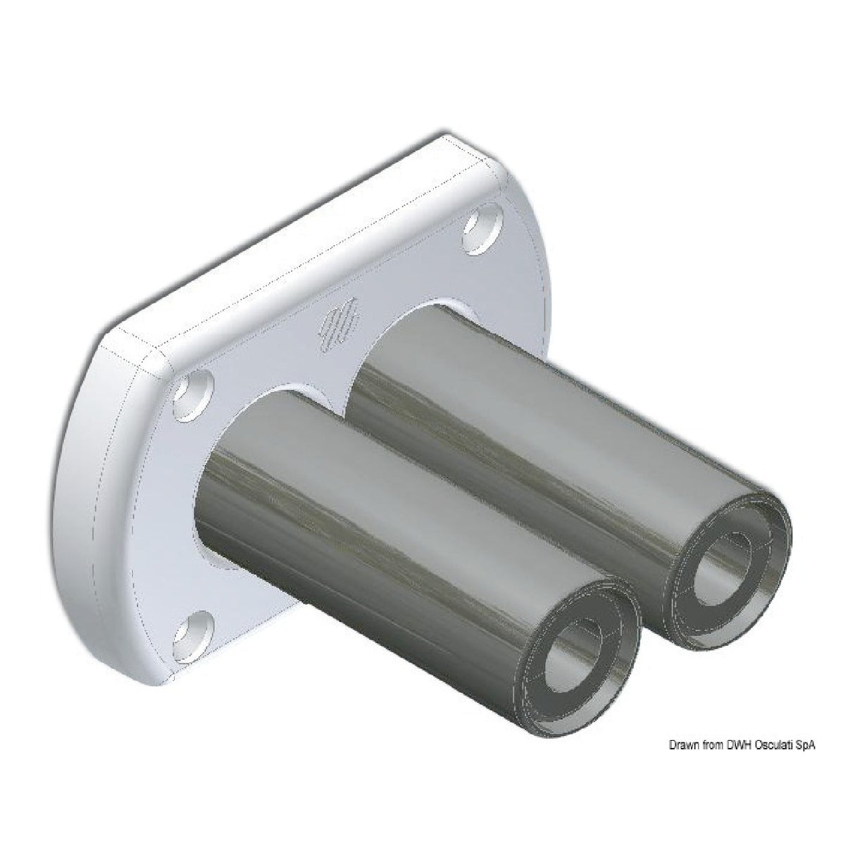 Ultraflex Watertight Double Hydraulic Hose Bulkhead Kit for Steering System