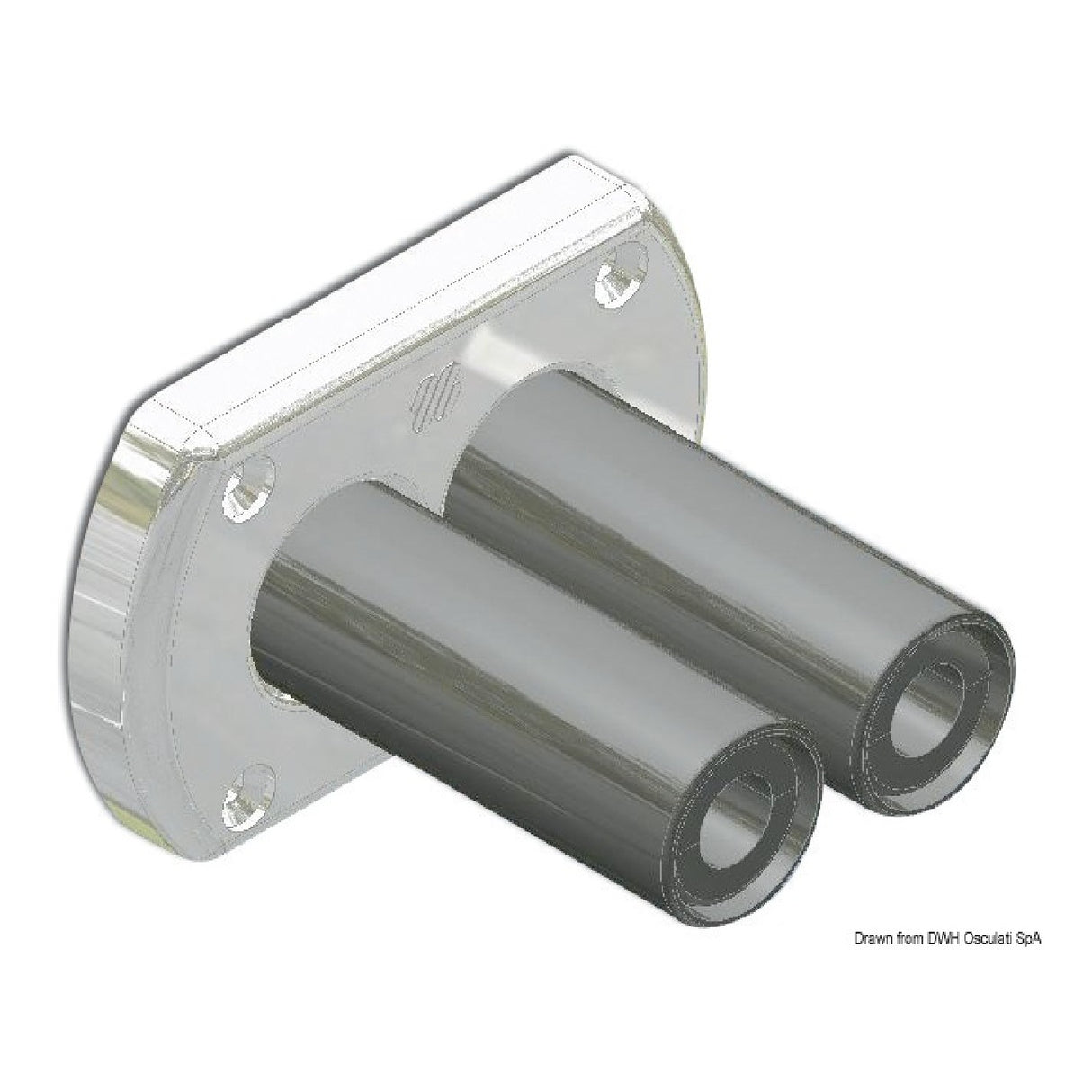 Ultraflex Watertight Double Hydraulic Hose Bulkhead Kit for Steering System