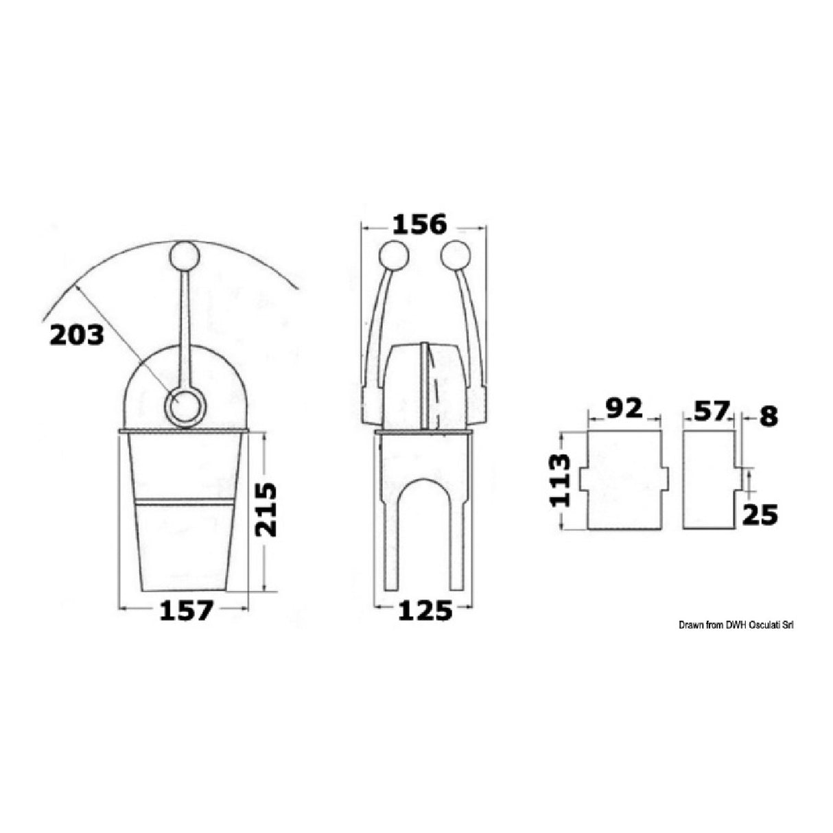 Teleflex Single Lever Morse MT3 single