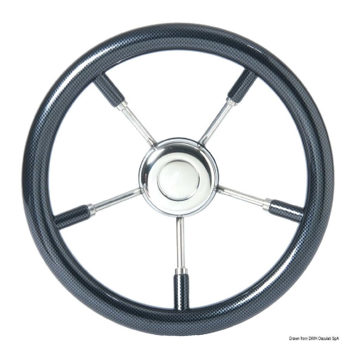 Osculati Volante con razze in acciaio inox 45.129.32