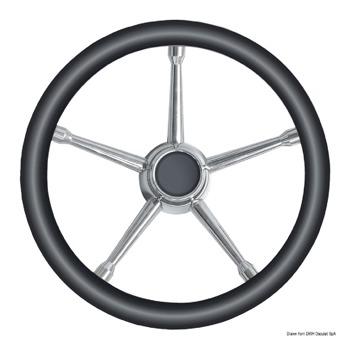 Osculati Volante con razze in Acciaio Inox 350 mm 45.135.01