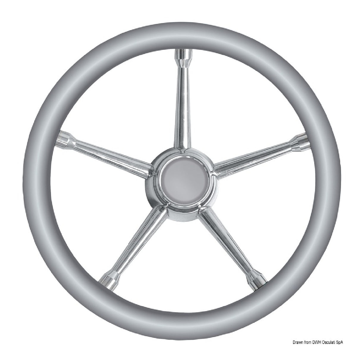 Osculati Volante con razze in Acciaio Inox 350 mm 45.135.01