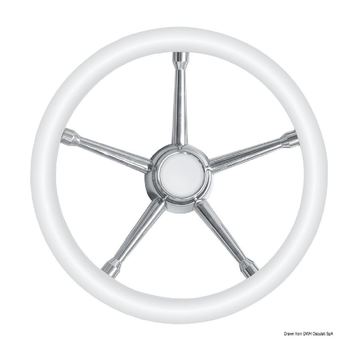 Osculati Volante con razze in Acciaio Inox 350 mm 45.135.01