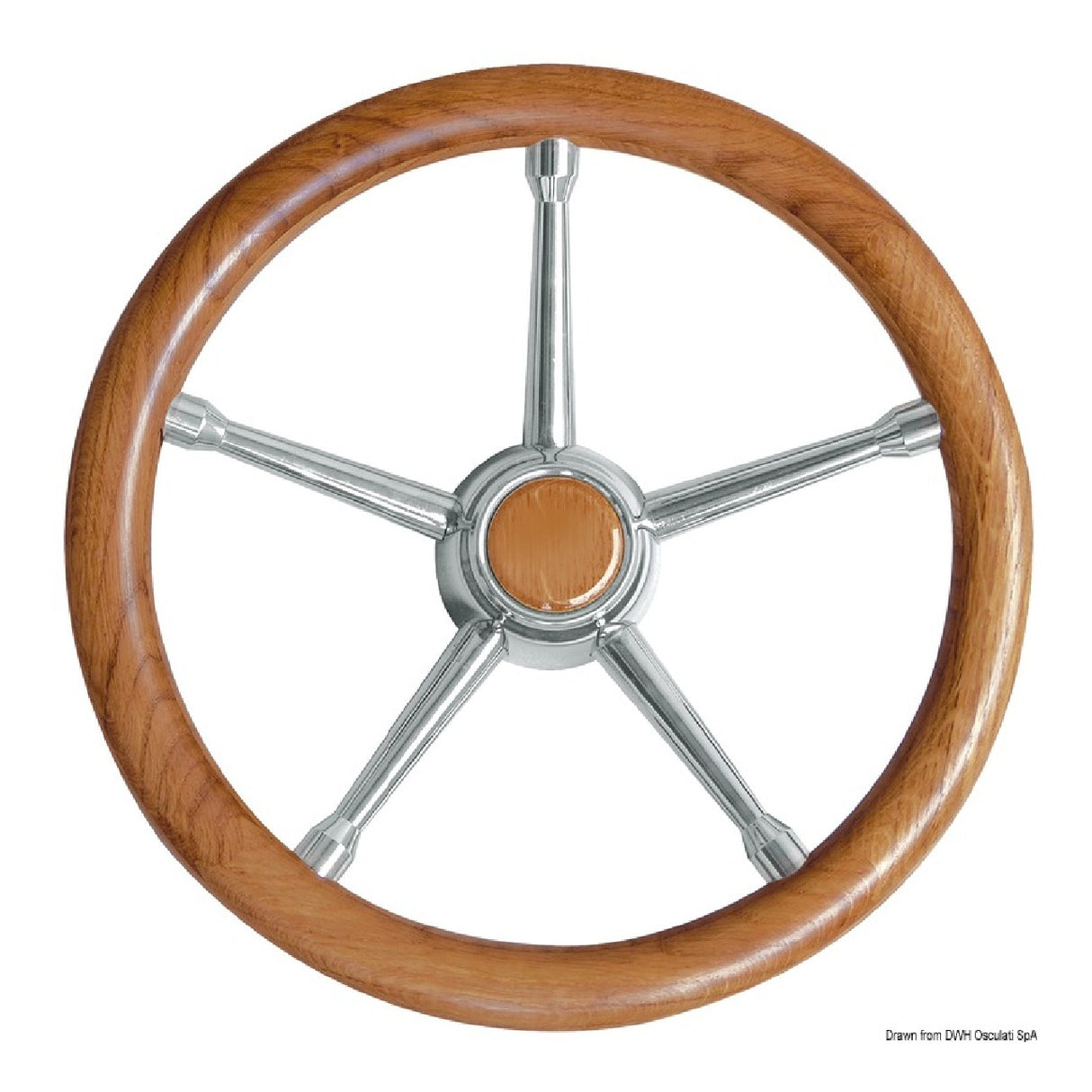 Osculati Volante con razze in Acciaio Inox 350 mm 45.135.01