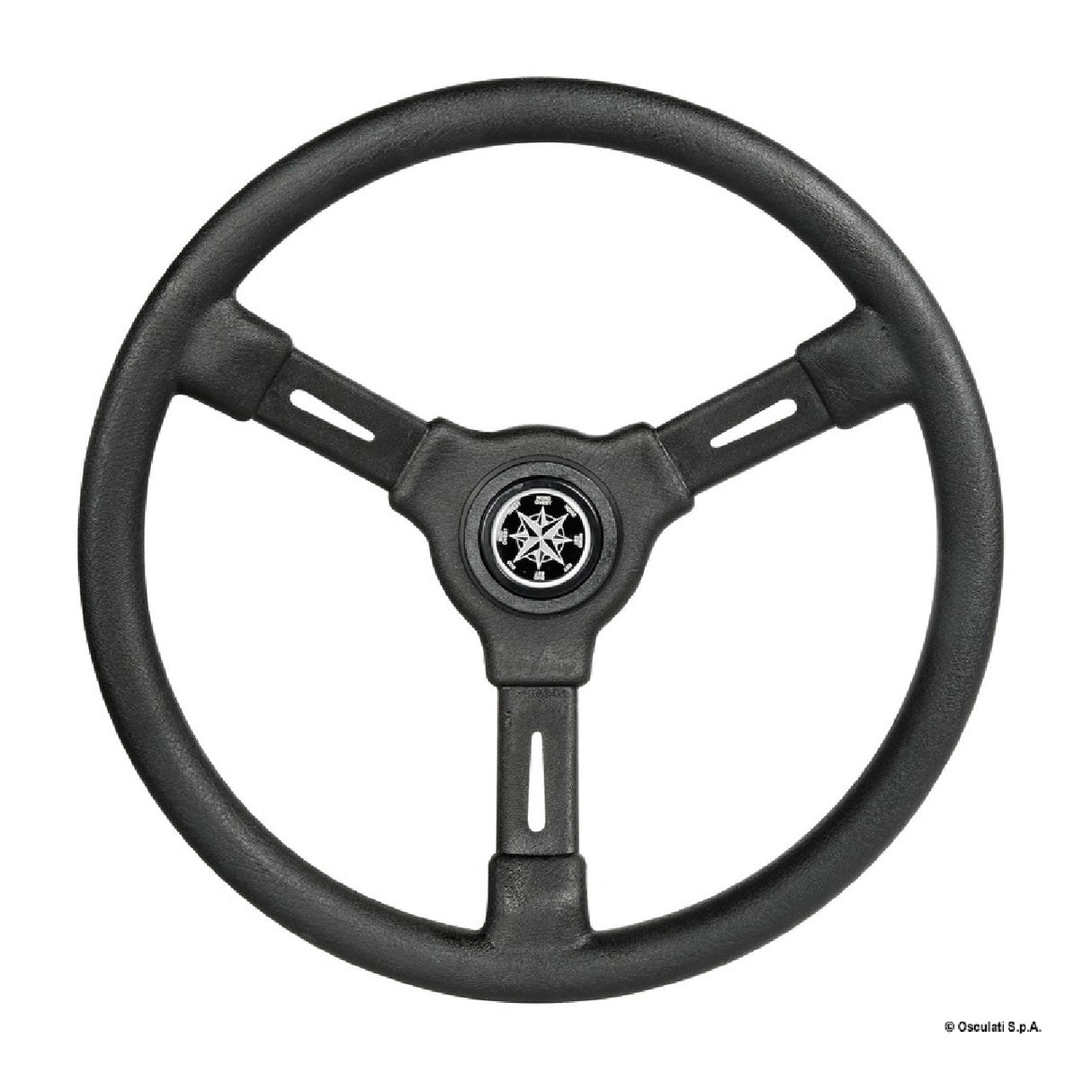 Volante Osculati con empuñadura anatómica 3 radios 355 mm 45.158.05
