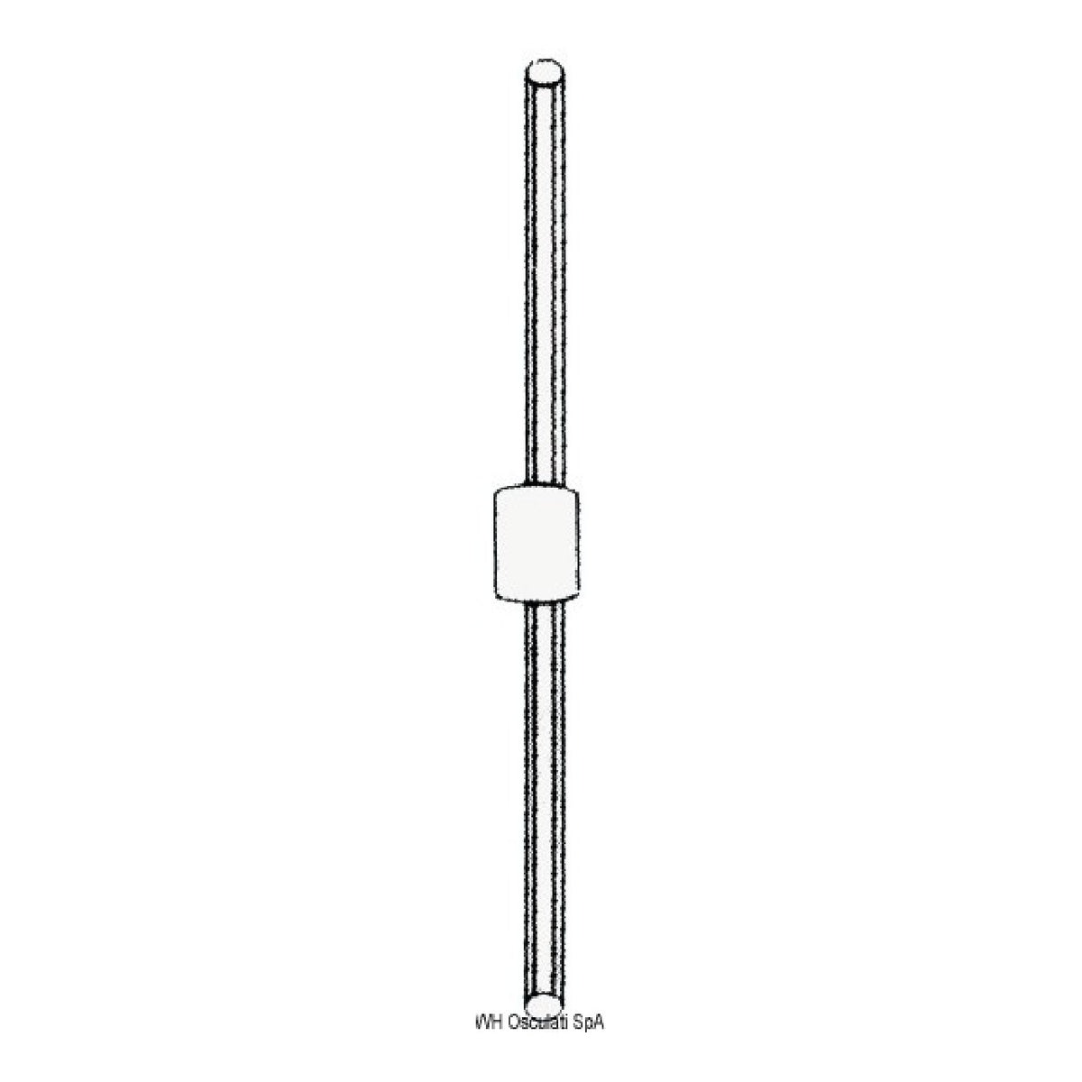 Osculati Timone in Acciaio Inox lucidato a specchio 5 Razze 45.164.60