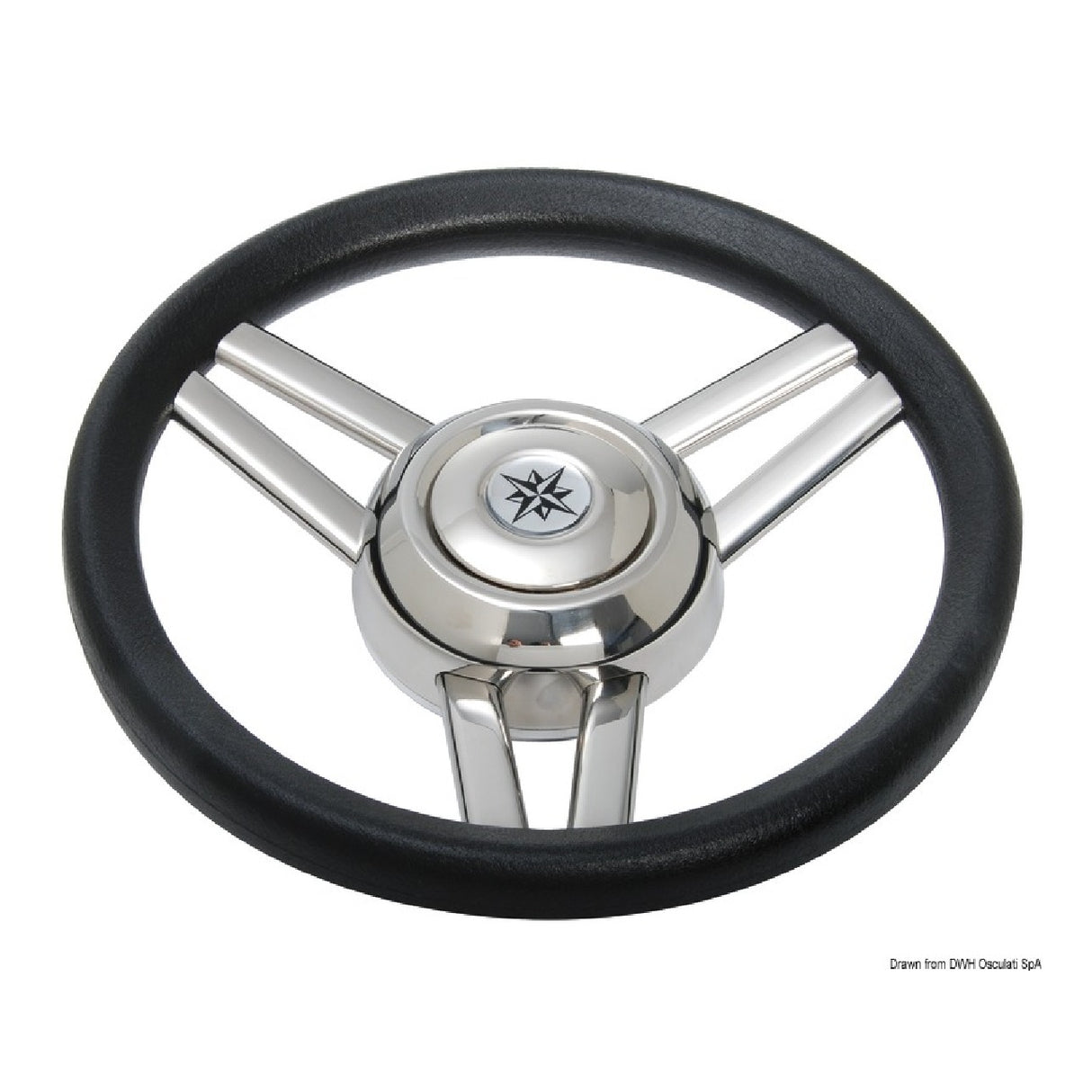 Osculati Volante Magnifico con razze ovalizzate 350 mm 45.177.01