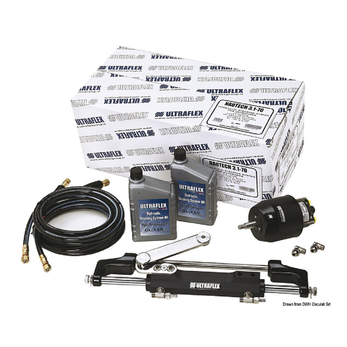 Ultraflex NAUTECH Lenksystem 3 max 300 PS im Kit