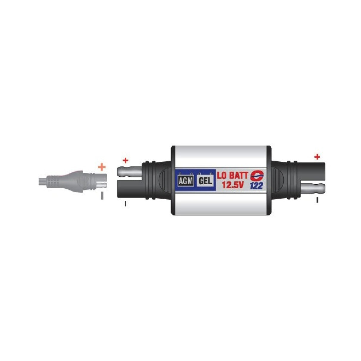 Luz de control de carga de batería sellada Tecmate