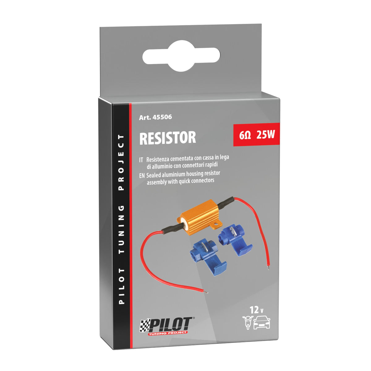 Pilot Resistenza cementata - 6 OHM - 25 W