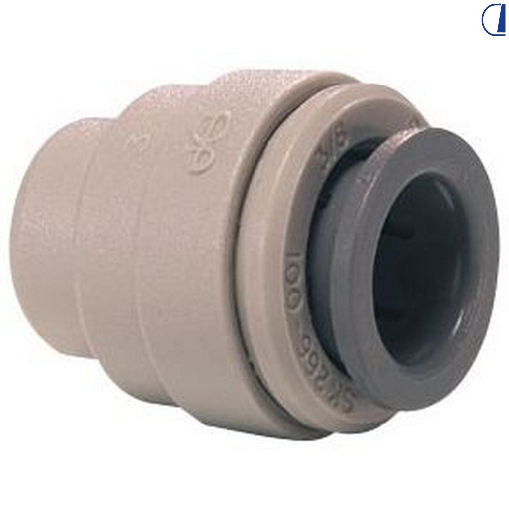 John Guest Terminale cieco a innesto rapido 3/8" per tubo Ø 10 mm