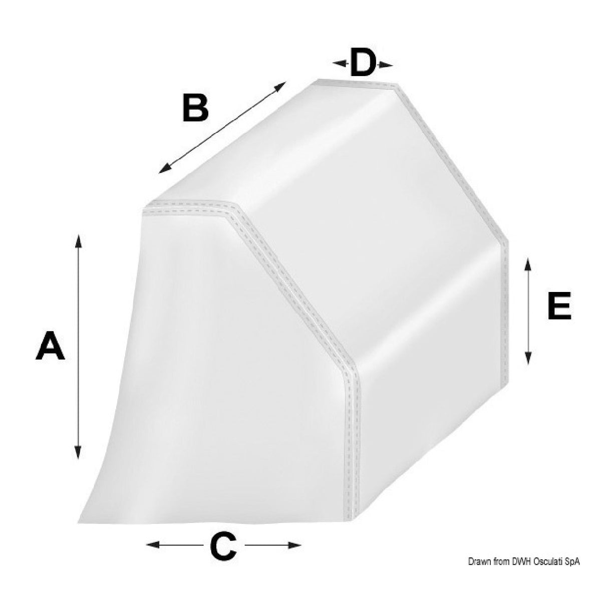 Osculati 46.509.02 Steering console cover for open hulls