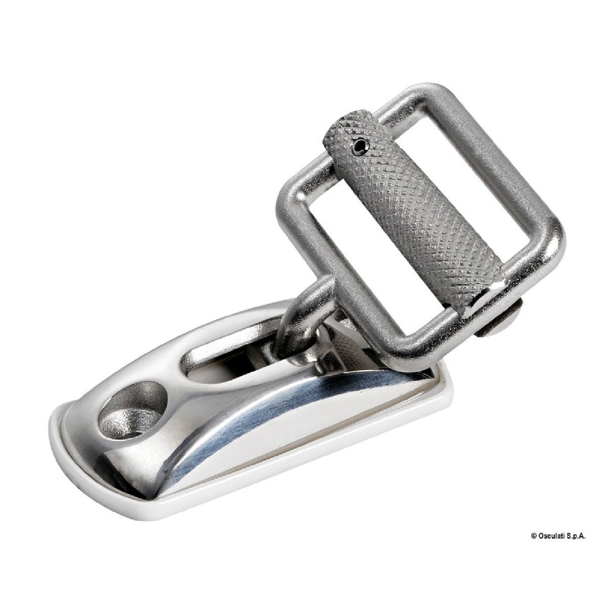 Osculati-Platte/Schnalle für Markisenbänder 46.670.60