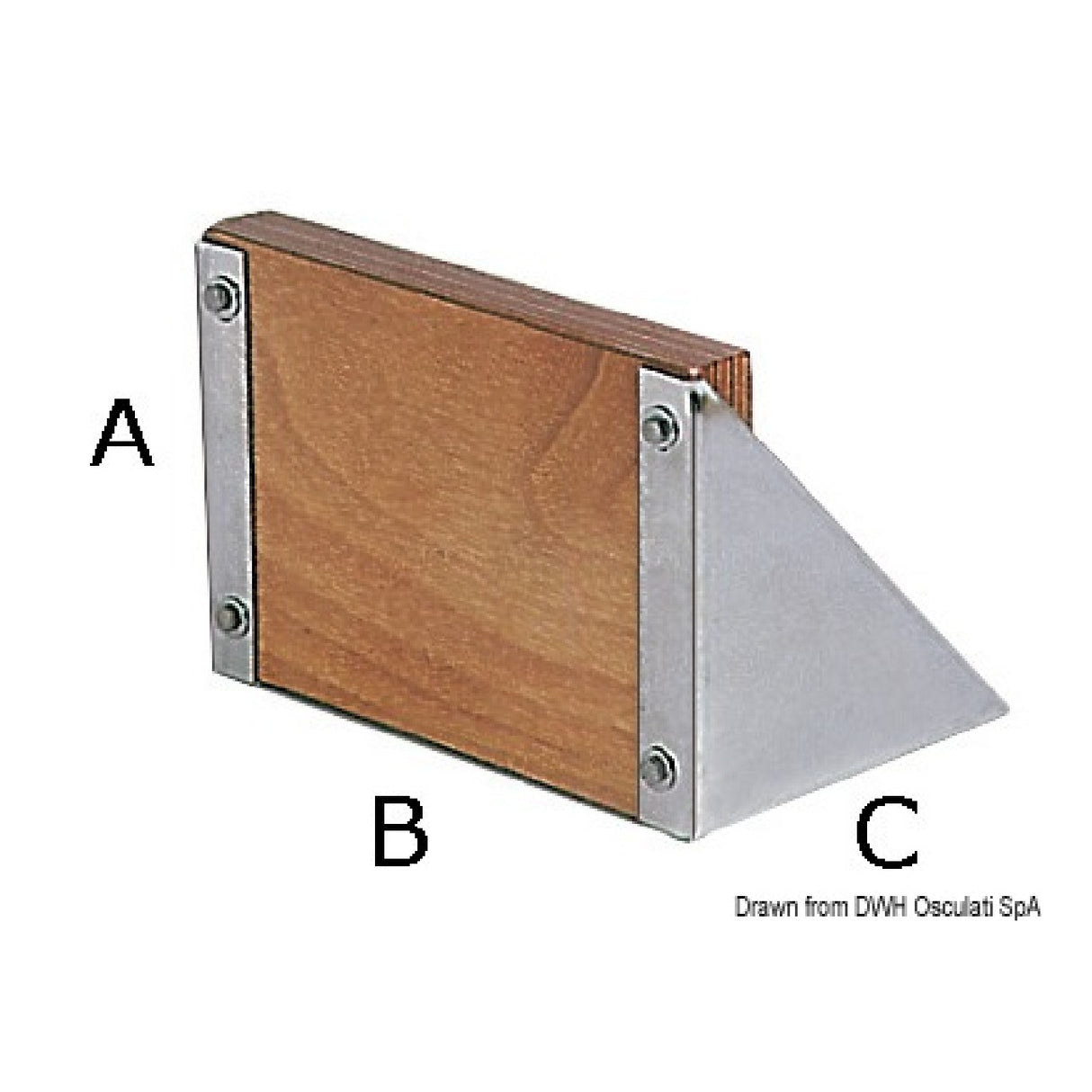 Soporte de motor Osculati para montaje en superficie 47.379.00