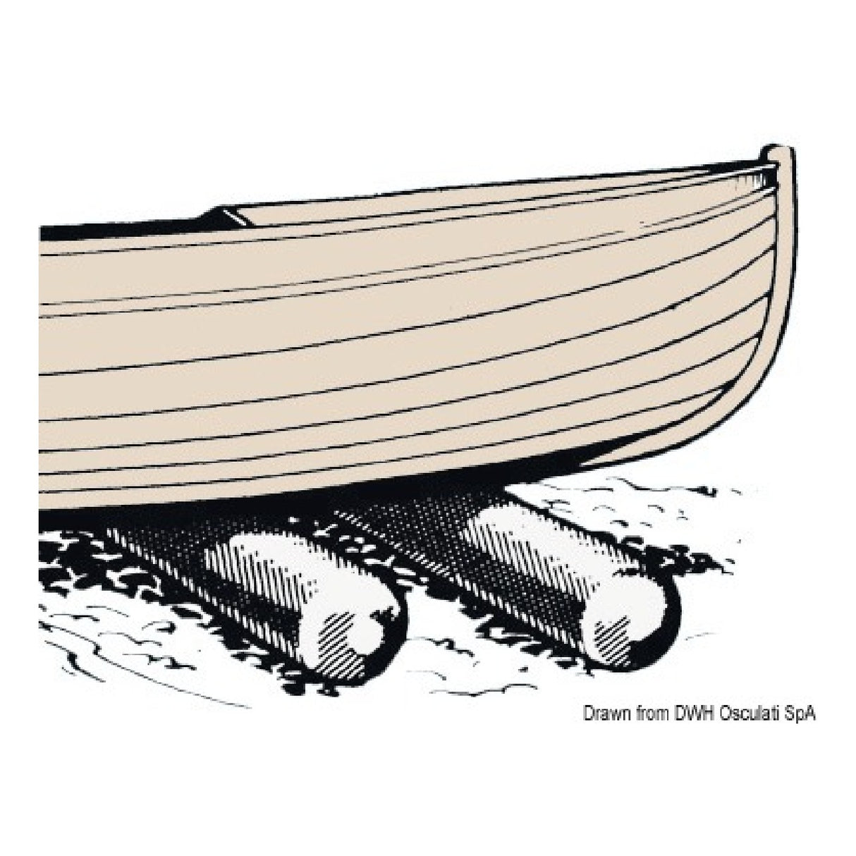 Osculati Rullo alaggio per varo scafi Roll Boats 47.934.00